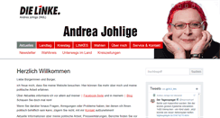 Desktop Screenshot of andreajohlige.de
